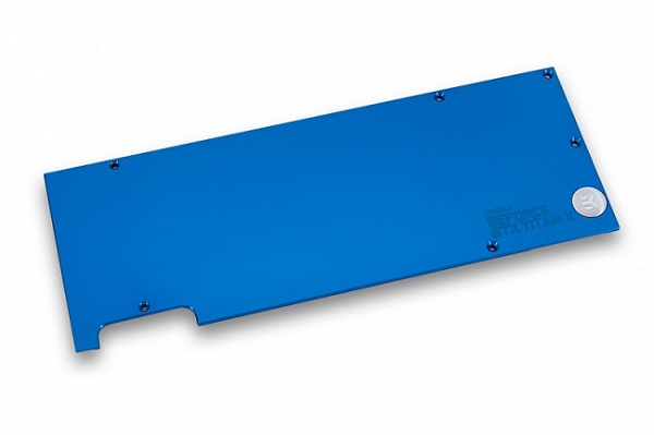EK-FC Titan X Pascal Backplate - Blue