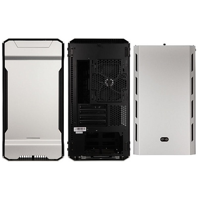 Phanteks Enthoo Evolv mATX Case, Tempered Glass - Galaxy Silver