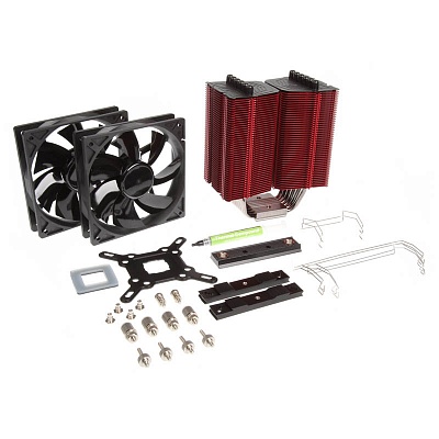 Prolimatech Megahalems Red Series "Dual Black Silent PWM Edition"