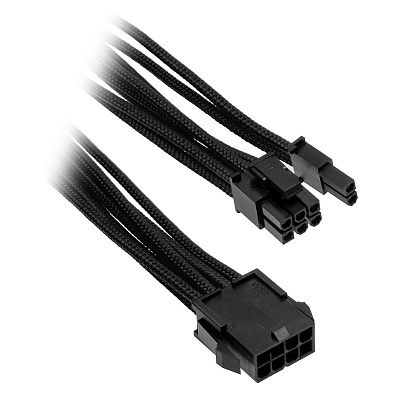 Phanteks 6+2-Pin PCI-E Extension cable 50cm - Black