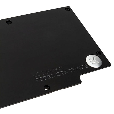 EK-FC980 GTX Ti WF3 Backplate - Black