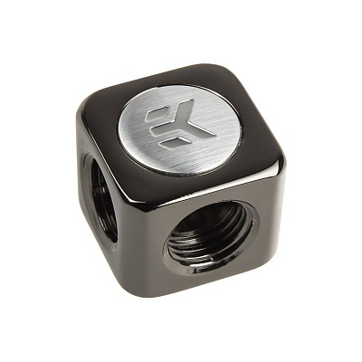 EK-AF T-Splitter 3F G1/4 - Black Nickel