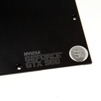 EK-FC980 GTX Backplate - Black
