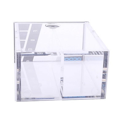 Alphacool Repack Dual Bayres 5,25" Clear Rev.2