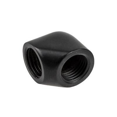 EK-AF Angled 90° 2F G1/4 - Black
