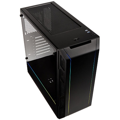 Phanteks Eclipse P350X Digital RGB, Tempered Glass - Black