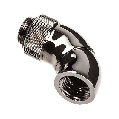 EK-AF Angled 2×45° G1/4 Black Nickel