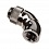 EK-AF Angled 2×45° G1/4 Black Nickel