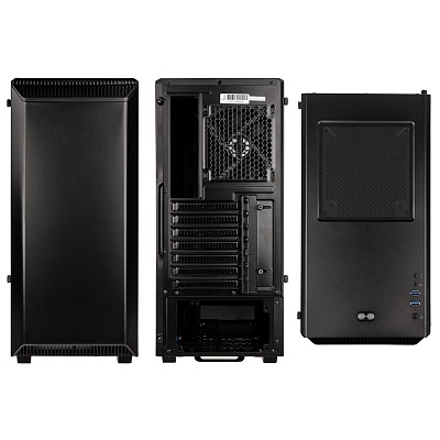 Phanteks Eclipse P300 Mid Tower Case, Tempered Glass - Black
