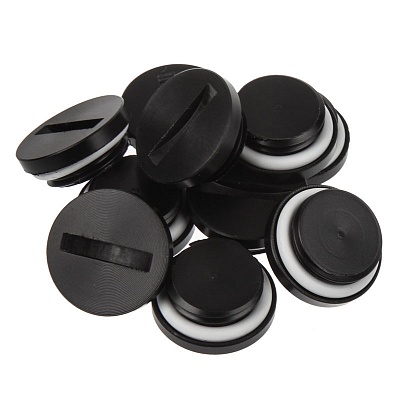 EK-PLUG G1/4 Acetal - Black (10 pack)