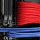 BitFenix 8-pin PCI-E 45cm Blue/Black