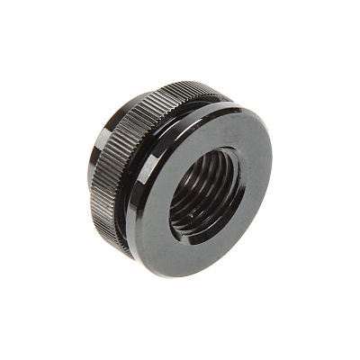 EK-AF Pass-Through G1/4 - Black Nickel
