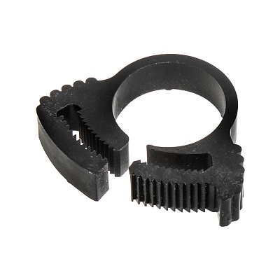 TUBE Clamp PVC 15-17mm Black