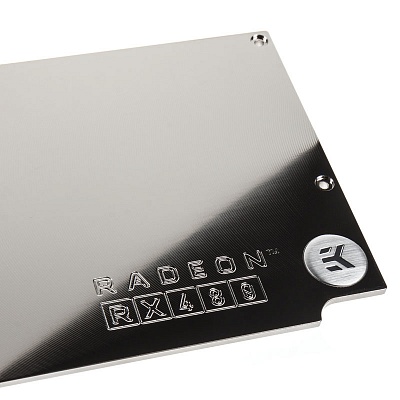 EK-FC RX-480 Backplate - Nickel