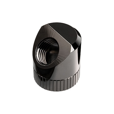 EK-Quantum Torque Rotary 45° - Black Nickel
