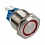 DimasTech Stainless Steel Vandal Resistant Switch - Red