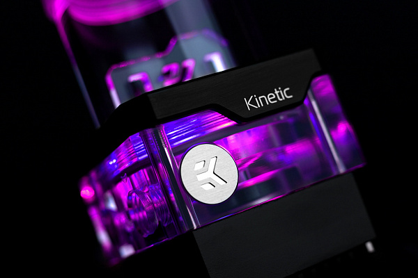 EK-Quantum Kinetic TBE 160 VTX PWM D-RGB - Plexi