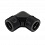 EK-AF Angled 90° 2F G1/4 - Black