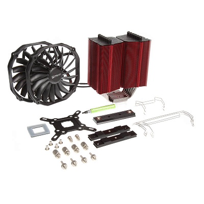 Prolimatech Megahalems "Dual Ultra Sleek Vortex Red Edition"