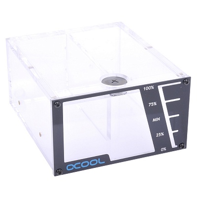 Alphacool Repack Dual Bayres 5,25" Clear Rev.2