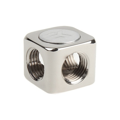 EK-AF X-Splitter 4F G1/4 - Nickel
