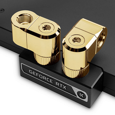 EK-Quantum Torque Double Rotary Offset 21 - Gold