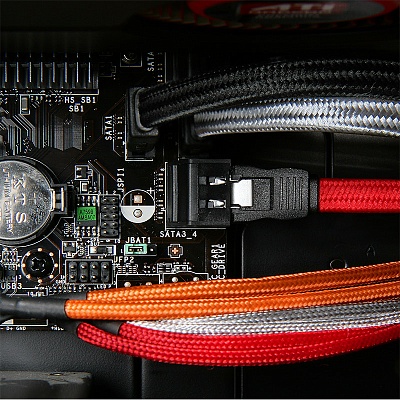 BitFenix 8-pin PCI-E 45cm Black/Black