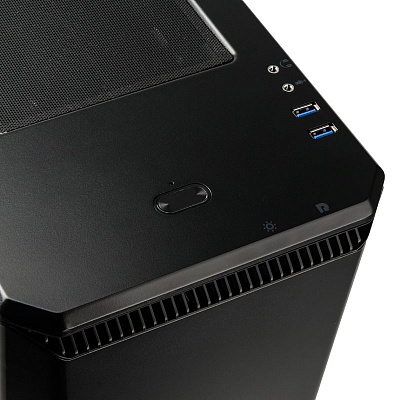 Phanteks Eclipse P400 Mid Tower Case, Window - Satin Black