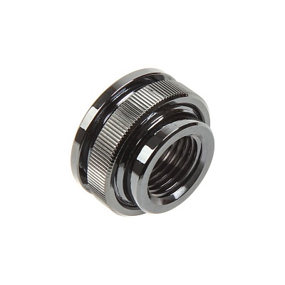 EK-AF Pass-Through G1/4 - Black Nickel