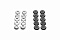 EK-Quantum Torque Plug w/Cover 10-Pack - Black