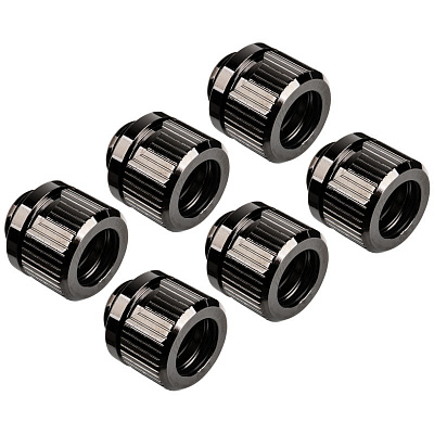 EK-Quantum Torque 6-Pack HDC 12 - Black Nickel