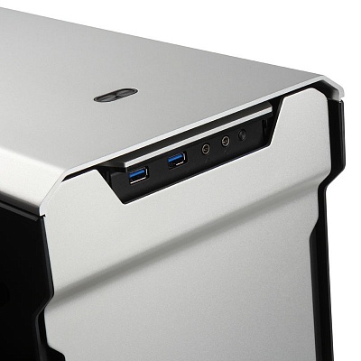 Phanteks Enthoo Evolv mATX Case, Tempered Glass - Galaxy Silver