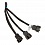 EK-Cable Y-Splitter 3-Fan PWM (10cm)